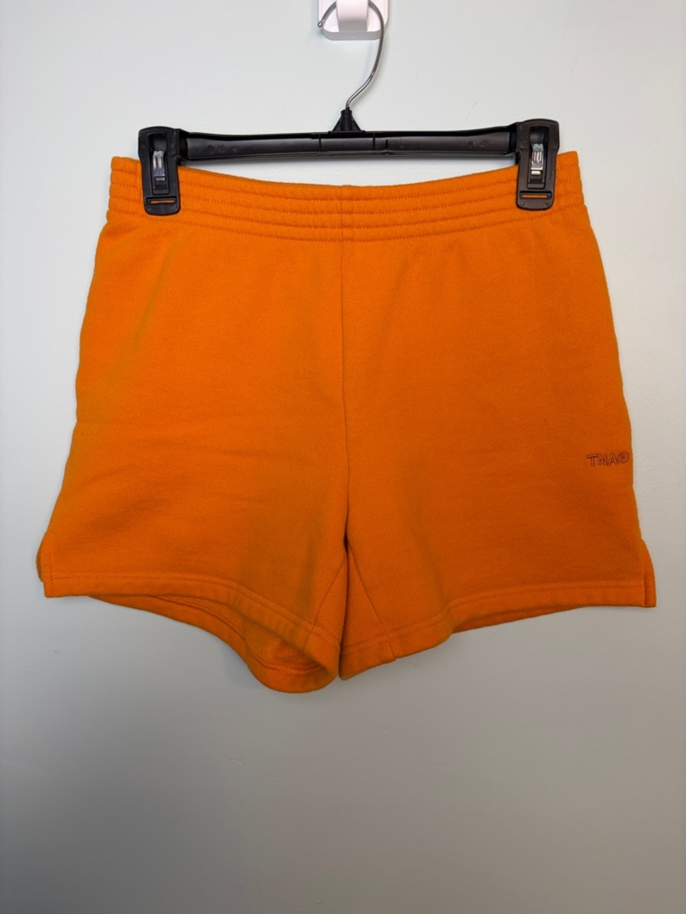 TNA Sweatfleece Perfect Fit Women’s Size XS Orange Athletic Cozy Fleece Shorts